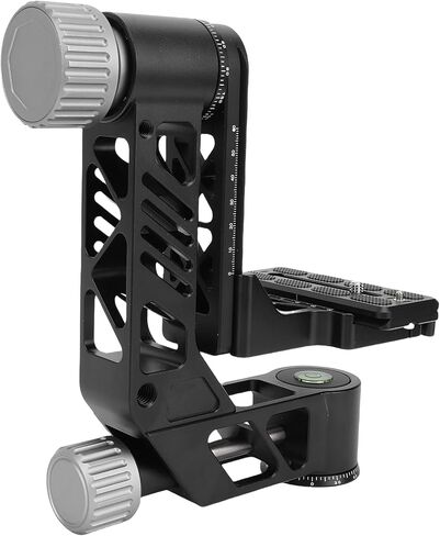 DSLR Camera Tripod Ball Head Plate 360° Rotation 25kg Load Capacity Arca Style Bubble Level Lightweight Yet Strong CNC Craftsmanship in Kuwait