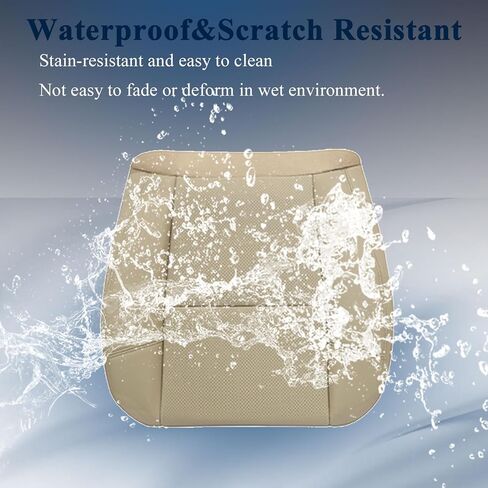 NLQR Driver & Passenger Bottom Presumn Coverts President Leather Black#194 197 197 194 متوافقًا مع Cadillac Escalade متوافق مع Chevy Tahoe Sierra 2007 2008 2008 2010 2012 2013 2014 in Kuwait