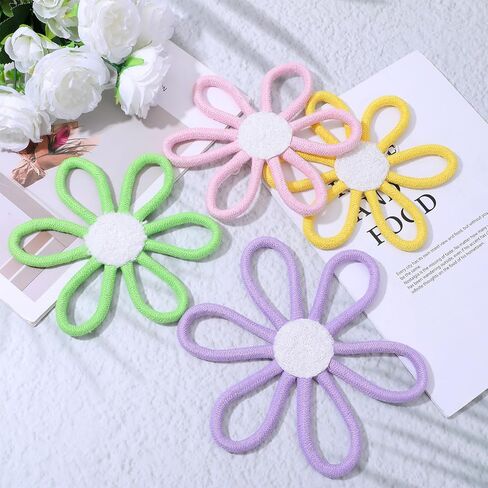 6pcs Boho Nursery Decor Daisy Flower Woven Macrame Wall Hanging 3 Size Daisy Flower Wall Decor Bohemian Nursery Decorations Daisys WallDecor Nurserys Decoration for Home Dorm Art Decors Bedroom Room in Saudi Arabia