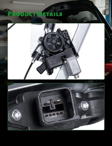 محرك نافذة الطاقة متوافق مع BMW 323i 328i 99-00،323CI/X5 00-06،325 330 I/XI 01-05،330CI/M3 01-06،645CI 04-05،650I 06-10 ، M6 07-10 00-02 ، استبدل# 742-295 in Saudi Arabia