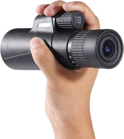 Telescopes for Adults Astronomy, 10-30x42 Telescope High Power Zoom Monocular Compact with Long-Lasting with Smartphone Adapter and Tripod BAK4 Prism Lens Monocular for Adults Bird Watching in Saudi Arabia