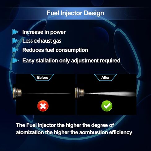 HiSport Fuel Injectors Compatible with Chrysler Dodge Jeep V6 3.3/3.8L 2007-2010 0280158119 04861667AA in Saudi Arabia