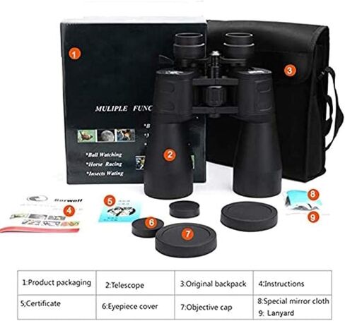 Telescopes for Adults Astronomy, High Power Binoculars, 10-380X100 High Magnification Long Range Zoom 10-60 Times HD Zoom Monocular for Bird Watching and in Saudi Arabia