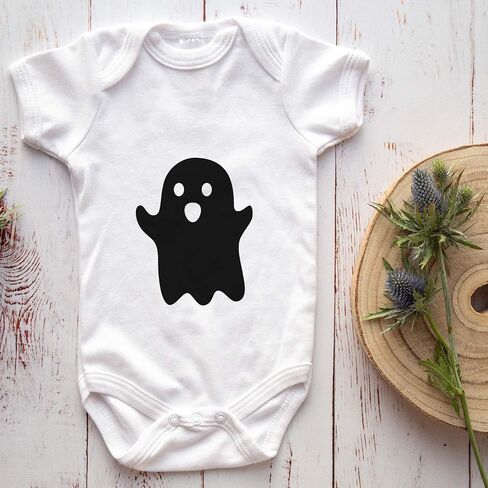 بدلة أطفال من Printique Organic معتمدة من GOTS للجنسين من عمر 0 ​​إلى 18 شهرًا - عيد الهالوين المخيف in Saudi Arabia
