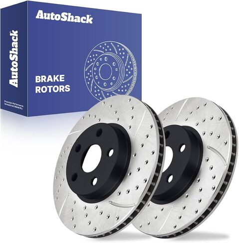AutoShack Brake Rotors Front Brake Rotor Replacement Kit for 2000-2005 Toyota Celica 2003-2008 Corolla Matrix 2005-2010 Scion tC 2003-2008 Pontiac Vibe 1.8L 2.4L AWD FWD R41272PR in Saudi Arabia