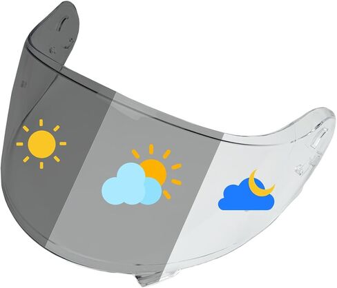 Neotec 2 Replacement Helmet Visor，CNS-3 Motorcycle Helmet Face Shield Compatible with Neotec 2 (Transparent) in Saudi Arabia