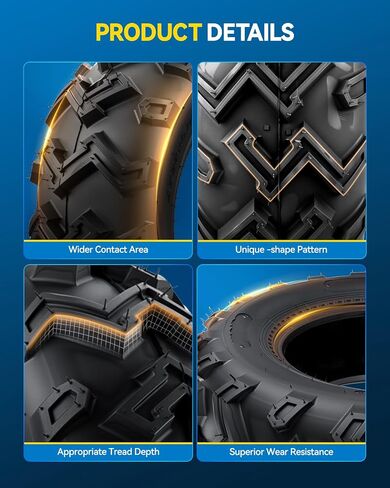 Philtop ATV/UTV Tyre ، 16x8-7 Tyre 4 Ply ، 2x ATV Tyr in Saudi Arabia