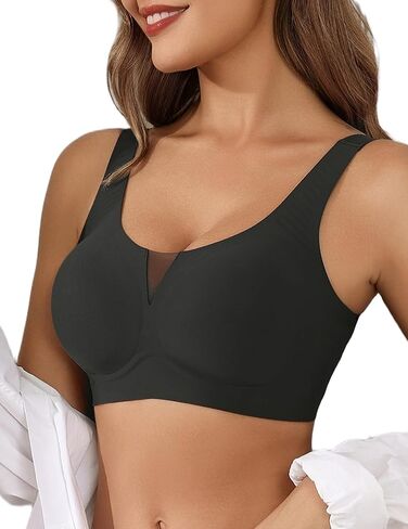 Avidlove Bras for Women No Underwire Seamless Bra Deep V Full Coverage T-Shirt Bralette Comfort Everyday Bra in Saudi Arabia
