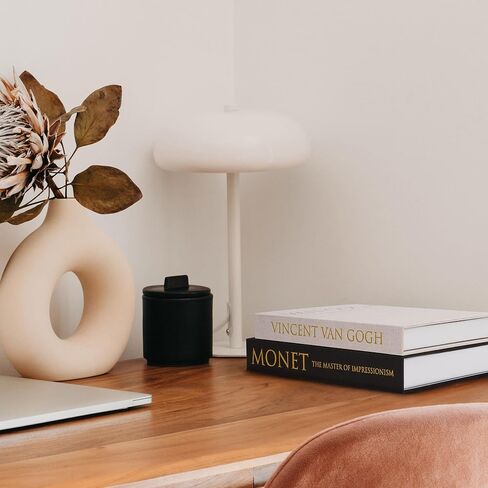 Decorative Book Storage Box Set of 2, Stylish Decorative Books, Linen Faux Book Storage Box for Bookshelf, Coffee Tables, Home Decor, Beige in Kuwait