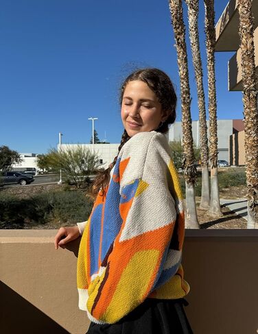 Aelfric Eden Cartoon Dinosaur Sevents Crewneck Printed Pullover Sweater Straips raids in Kuwait