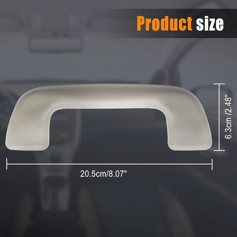74610-52020 Rear Roof Pull Grab Handle Fit for Toyota Yaris Corolla Vios Rav4 Grab Rail Handle Rear Handrail with Hook,Gray in Saudi Arabia