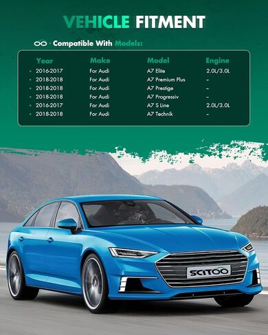 Scitoo ABS Roof Spoiler يناسب 2005-2023 لكرايسلر 300 1PC لامع سقف النافذة الخلفية السوداء لامعة in Kuwait