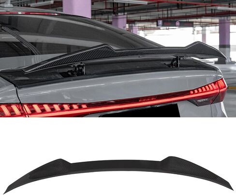 Scitoo ABS Roof Spoiler يناسب 2005-2023 لكرايسلر 300 1PC لامع سقف النافذة الخلفية السوداء لامعة in Kuwait