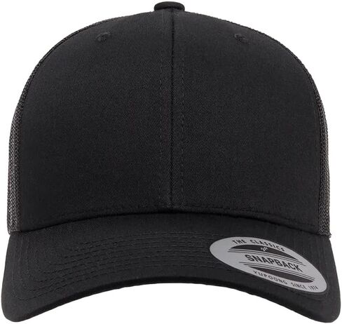 Flexft Snapback Classic Trucker Hat 6006 (أسود) in Kuwait
