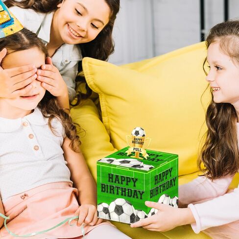 Neon Video Game Birthday Money Box for Cash Pull ، Happy Birints Higds for Money سحب بطاقة ، 50pcs أكياس شفافة in Kuwait