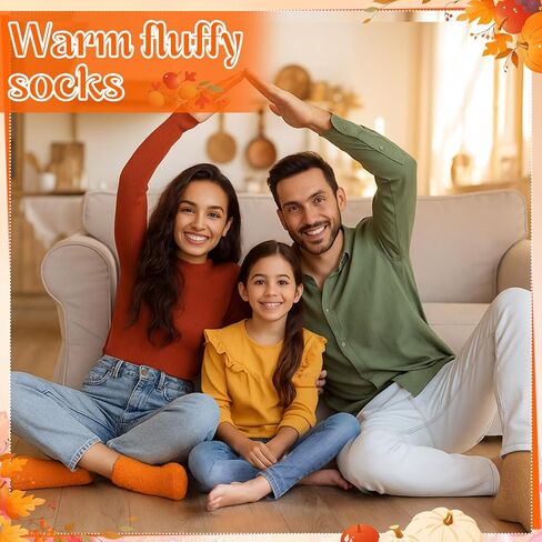 Foaincore 12 Pairs Galentines Day Gifts for Her Women Fuzzy Socks Bulk Winter Warm Sleeping Soft Fluffy Microfiber Socks for Galentines Gifts Women Adult in Saudi Arabia