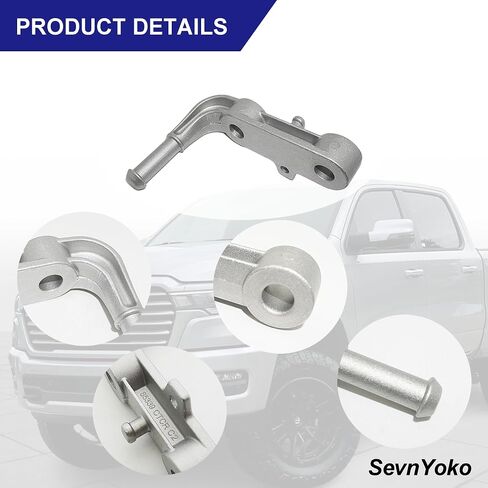 68275662AB Bracket-Exhaust - Tailpipe Bracket Compatible with 2019-2024 Ram 1500 3.6L 5.7L 6.2L Rear Muffler Support Assembly Aluminum - Rear Left Driver Side in Saudi Arabia