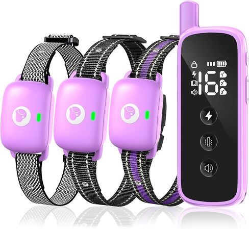Shock Collar for Dogs 2600FT,Dog Training Collar with Remote Purple in Saudi Arabia
