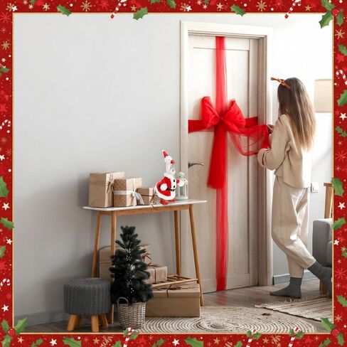 Abbylike Christmas Mini Desk Goose Outfit 7 Inch Magnetic Silly Goose تمثال سانتا لفريق الشتاء عيد الميلاد العطلة Duck Duck Decore Decore (Classic Red White) in Kuwait