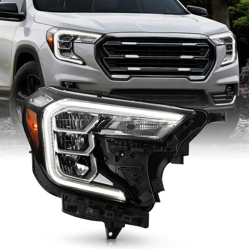 KEEKPO - For 2022 2023 2024 GMC Terrain AT4 | SLE | SLT LED Reflector w/Halogen Signal Headlights Headlamps Left+Right in Saudi Arabia