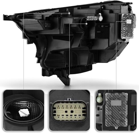 KEEKPO - For 2022 2023 2024 GMC Terrain AT4 | SLE | SLT LED Reflector w/Halogen Signal Headlights Headlamps Left+Right in Saudi Arabia