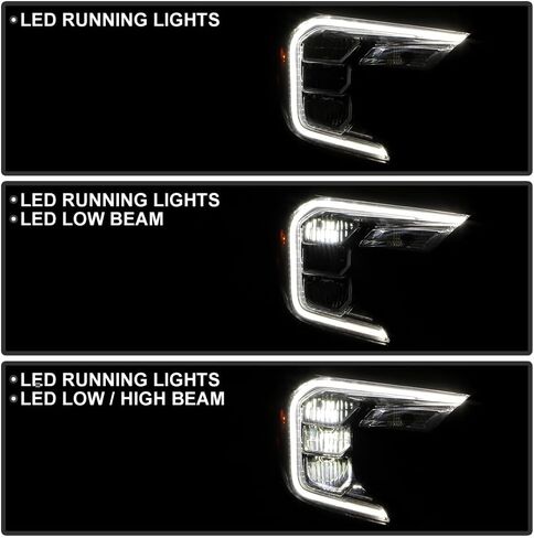 KEEKPO - For 2022 2023 2024 GMC Terrain AT4 | SLE | SLT LED Reflector w/Halogen Signal Headlights Headlamps Left+Right in Saudi Arabia
