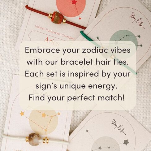 Zodiac Bracelet Hair Ties – Premium Element-Inspired Accessories for Each Zodiac Sign (GEMINI) in Saudi Arabia