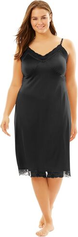 Comfort Choice Plus Size Full Slip Double Skirted in Saudi Arabia