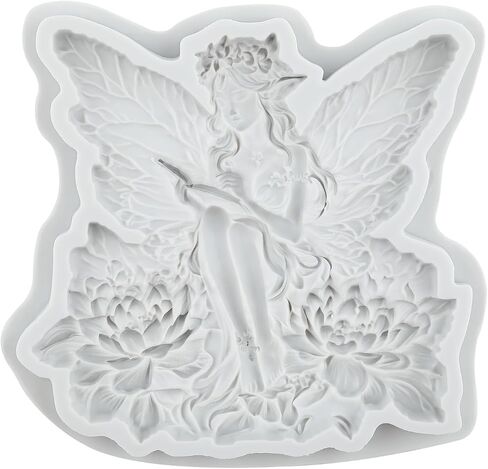 Butterfly Fairy Silicone Molds Angel Fairy Polymer Clay Mold for DIY Crafts Epoxy Resin Casting Air Dry Polymer Clay Plaster Jewelry Making in Saudi Arabia