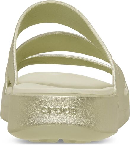 Crocs Women's Getaway Strappy Sandals, Pink Milk Glitter, 6 in Saudi Arabia