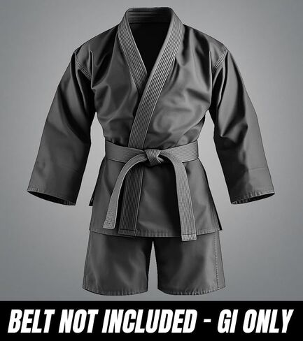 Adult Brazilian Jiu-Jitsu Gi – Lightweight BJJ for Men & Women (Gi Only, Belt Sold Separately) – Durable, Breathable in Saudi Arabia