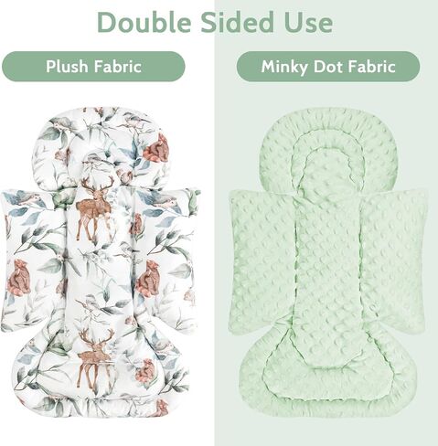 TANOFAR Car Seat Head Support Baby - Infant Car Seat Insert for Newborn Girls Boys - Soft Carseat Head Support for Infant - Newborn Carseat Insert for Car Seats, Strollers, Swings, Bouncer (Elephant) in Saudi Arabia