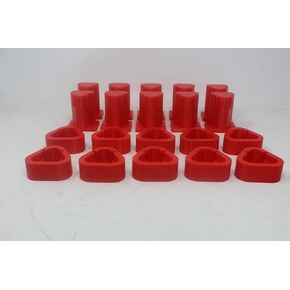 10 Pack Tool and Battery Holders Mount for Milwaukee M12 Tools (Red) in Kuwait