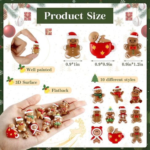 Wesiti 200 Pcs Halloween Resin Charms for Crafts Halloween Embellishments Mini Flat Resin Charms for Jewelry Making Miniatures Ornaments Beads for DIY Craft Supplies Embellishments Scrapbook in Kuwait
