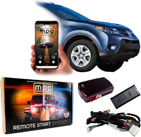 MPC Remote Start Kit لـ Toyota RAV4 2013-2018 || التوصيل والتشغيل || ادفع لبدء المركبات فقط || تثبيت 5 دقائق || اضغط على قفل 3x للبدء in Kuwait