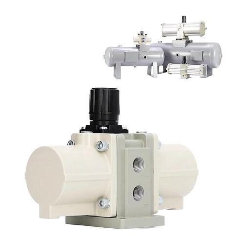 Gas Booster Pump, Pneumatic Valve Air Compressor Cylinder Air Source Processing Component for Industrial Use in Kuwait