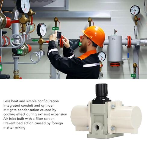 Gas Booster Pump, Pneumatic Valve Air Compressor Cylinder Air Source Processing Component for Industrial Use in Kuwait