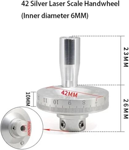 42/57/86 Stepper Motor Handwheel/Inner Hole 5MM/6.35/8MM/14MM Special Positioning Handwheel for Stepper Motors(86 14mm) in Kuwait