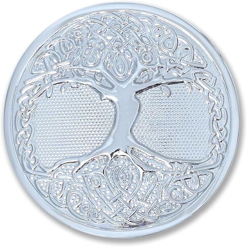 Tree of Life Celtic Kilt Belt Buckle - Round Brass Design in Kuwait