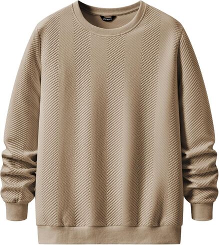 Jmierr Mens Crewneck Sweatshirt قميص مسحوب طويل الأكمام للرجال in Saudi Arabia