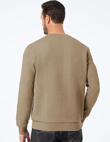 Jmierr Mens Crewneck Sweatshirt قميص مسحوب طويل الأكمام للرجال in Saudi Arabia