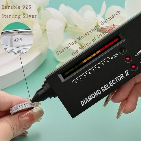 Curved Moissanite Wedding Band for Women D Color VVS1 Eternity Engagement 925 Sterling Silver Rings Size 5-10 in Kuwait
