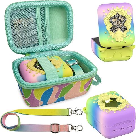 JCHPINE HARD CASE و SILICONE COVER FOR BITZEE HARRY POTTER TOY DIGICAL PET ، إكسسوارات لحيوانات هاري بوتر الافتراضية الافتراضية (أسود) in Kuwait