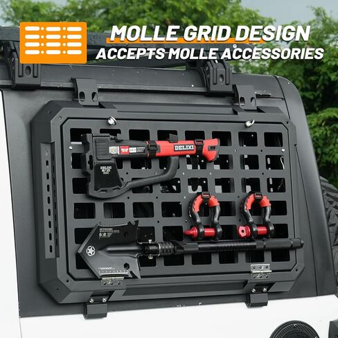Rear Window Ladder for 2018-2025 Jeep Wrangler JL JLU 2 Door 4 Door Luggage Ladder Rack Multifunctional Flank Kit in Saudi Arabia
