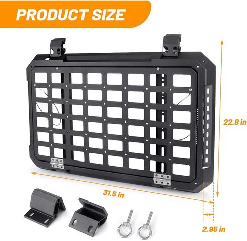 Rear Window Ladder for 2018-2025 Jeep Wrangler JL JLU 2 Door 4 Door Luggage Ladder Rack Multifunctional Flank Kit in Saudi Arabia