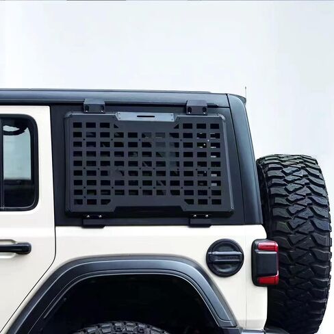 Rear Window Ladder for 2018-2025 Jeep Wrangler JL JLU 2 Door 4 Door Luggage Ladder Rack Multifunctional Flank Kit in Saudi Arabia
