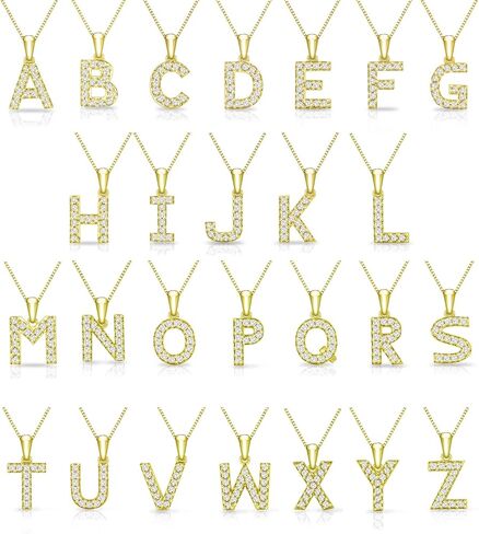 Diamond Wish 14k Rose Gold Letter A Necklace Prendant Diamond الأولي (1/10CTTW) سلسلة مربع 18 بوصة in Saudi Arabia