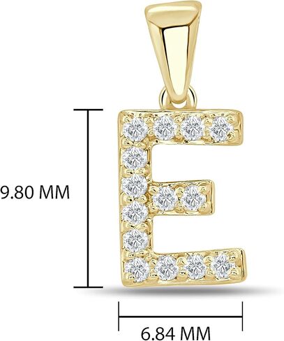 Diamond Wish 14k Rose Gold Letter A Necklace Prendant Diamond الأولي (1/10CTTW) سلسلة مربع 18 بوصة in Saudi Arabia