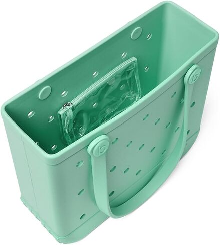 Bogg Bag - حقيبة حمل كبيرة ، كبيرة - أصفر - There - 19in L x 9in W X 14in H - خفيفة الوزن ، قابلة للغسل ، متينة - كل الغرض إيفا in Kuwait