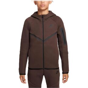 Nike Sportswear Tech Fleece Big Kids Hoodie (HV5867-010 ، Black/Black/Black/) in Kuwait